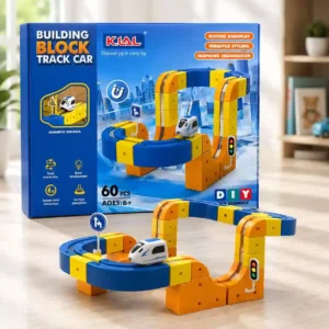 60 PCS Magnetic Building Block Track Car DIY Construction Set