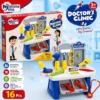 Doctor's Clinic Medical Play Set 16 PCS Pretend Doctor Toy for Kids