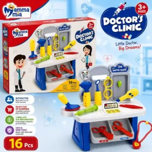 Doctor's Clinic Medical Play Set 16 PCS Pretend Doctor Toy for Kids