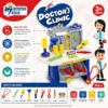 Doctor's Clinic Medical Play Set 16 PCS Pretend Doctor Toy for Kids