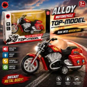 Alloy Motorcycle Top Model Die Cast Metal Bike with Light & Sound